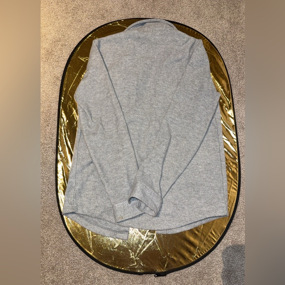 Express Light Gray Herringbone Jacket - image 2